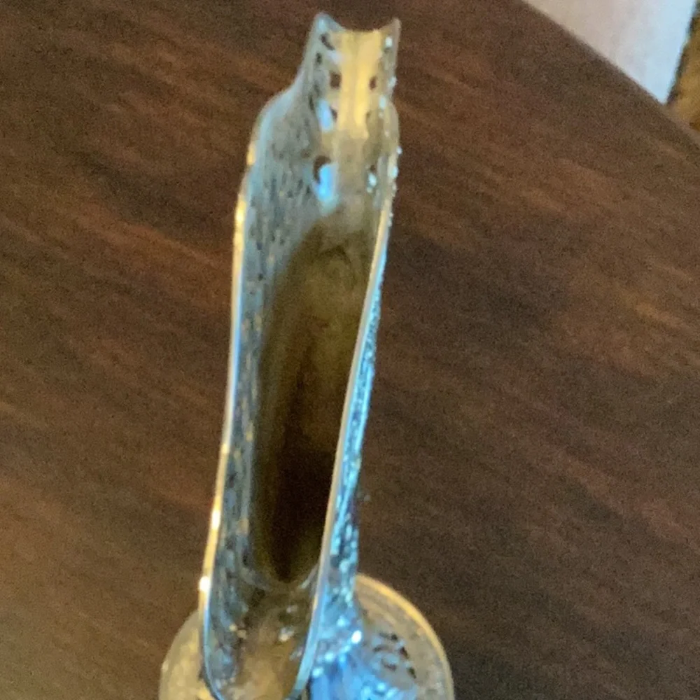 Vintage Godsinger Silver Art Co. (GSA) Silver Plated Fan Vase